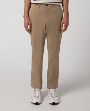 Однотонные бежевые мужские брюки чинос , бежевый Loreak Mendian. Цвет: бежевый