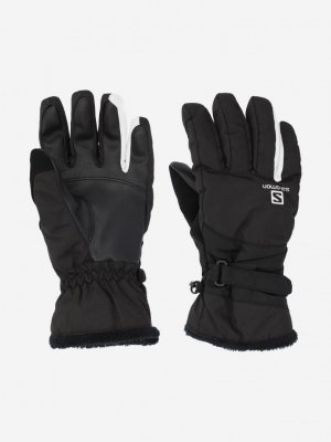 Перчатки женские Force Dry, Черный Salomon. Цвет: черный