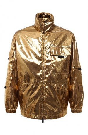 Утепленная куртка Dolce & Gabbana. Цвет: золотой