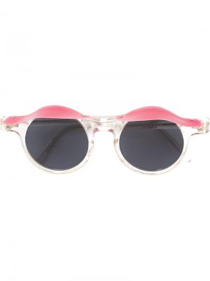 Солнцезащитные очки Blinkers Jc De Castelbajac Vintage. Цвет: розовый и фиолетовый