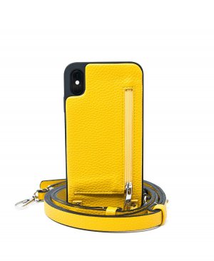 Чехол Crossbody XS Max для iPhone с кошельком на ремешке , желтый Hera Cases