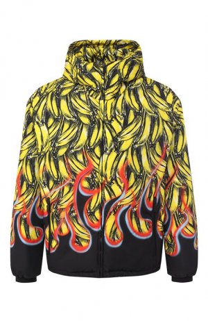 Утепленная куртка Prada. Цвет: разноцветный