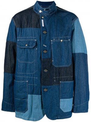 Джинсовая куртка в технике пэчворк Engineered Garments