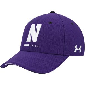 Мужская регулируемая шляпа фиолетового цвета Northwestern Wildcats Blitzing Accent Performance Under Armour