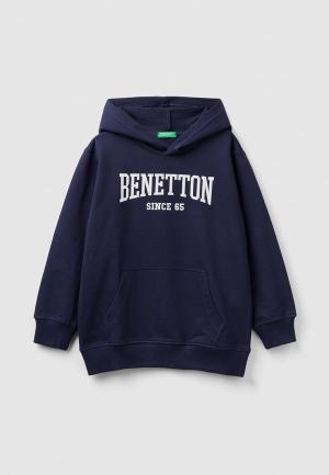 Худи United Colors of Benetton. Цвет: синий