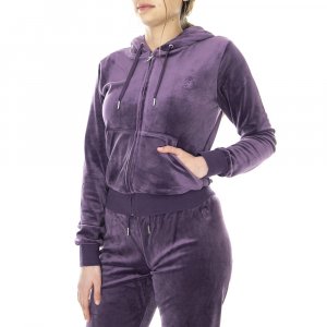 Толстовка Robertson Classic Velour, фиолетовый Juicy Couture