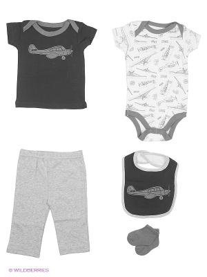 Комплекты одежды Hudson Baby. Цвет: белый, серый