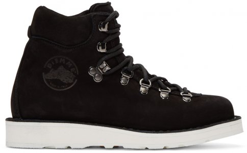 Black Nubuck Roccia Vet Boots Diemme. Цвет: black/white