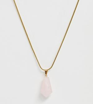 Ожерелье с розовым кварцем CH by Calum