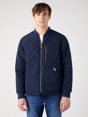 Утепленная куртка из переработанного сырья, темно-синяя Wrangler