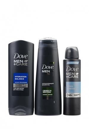 Набор Dove MEN CARE Чистота и комфорт гель для душа Баланс увлажнения 250 мл, дезодорант Прохладная свежесть 150 шампунь ментол