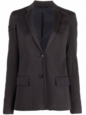 Однобортный пиджак 2004-го года Helmut Lang Pre-Owned. Цвет: синий