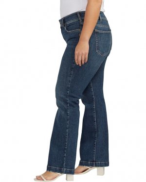 Джинсы Plus Size Suki Mid-Rise Trousers Leg Jeans W93910EAE337, индиго Silver Co.