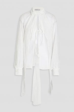Блуза из жатой вуали с отделкой Broderie Anglaise , слоновая кость Palmer//Harding