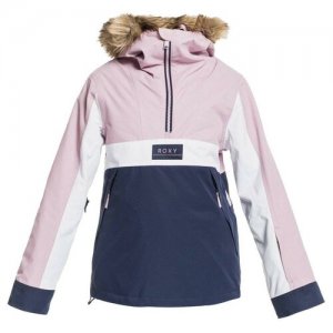 Куртка, размер 8, розовый, синий Roxy. Цвет: синий/розовый