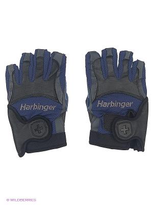 Перчатки Для Фитнеса Big Grip HARBINGER. Цвет: синий, черный