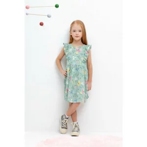 Платье, размер 56/110, зеленый crockid. Цвет: зеленый