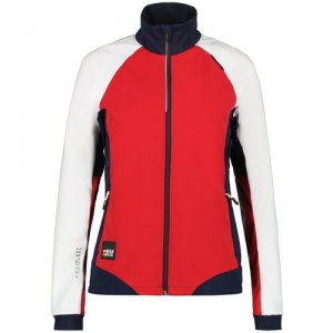 Куртка беговая Tuovila W Burgundy (EUR:36) Rukka. Цвет: белый/черный/красный