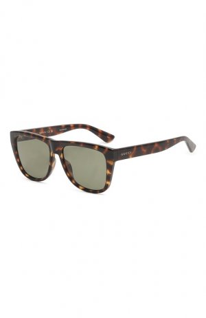 Солнцезащитные очки Gucci. Цвет: коричневый