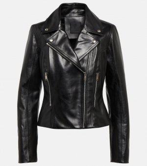 Кожаная байкерская куртка GIVENCHY, черный Givenchy