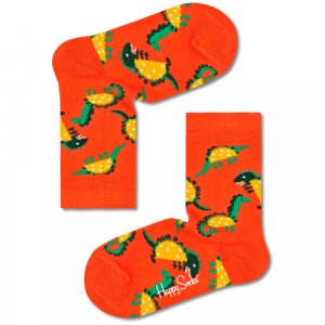 Носки размер 1-2 года, оранжевый, мультиколор Happy Socks. Цвет: мультиколор/микс