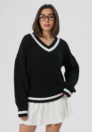 Пуловер LMP. Цвет: черный