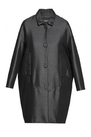 Пальто из шерсти 186601 Solleciti. Цвет: черный
