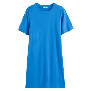 Платье-футболка LaRedoute. Цвет: синий