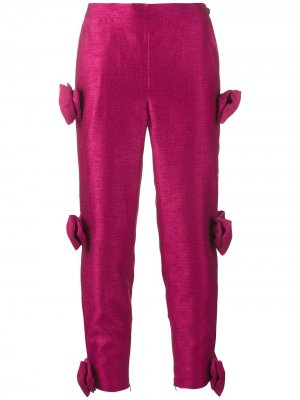 Декорированные укороченные брюки Ashish. Цвет: розовый