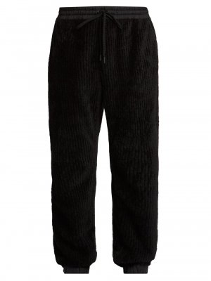 Текстурированные спортивные штаны Jogger с кулиской , черный Moncler Grenoble