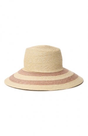 Соломенная шляпа Eleventy. Цвет: розовый