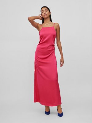 Коктейльное платье стандартного кроя Vila, розовый VILA