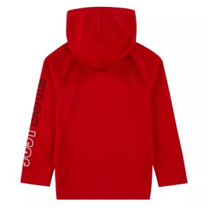 Утепленный пуловер с капюшоном логотипом Dri-FIT для мальчиков 4–7 лет Nike