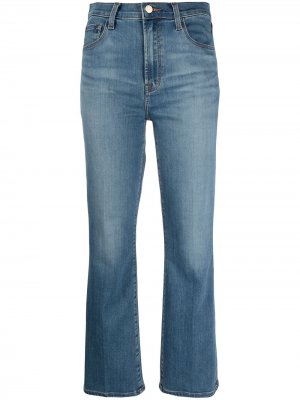 Укороченные джинсы bootcut Franky J Brand. Цвет: синий