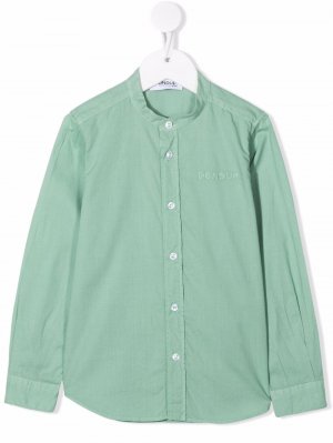 Collarless button-up shirt DONDUP KIDS. Цвет: зеленый