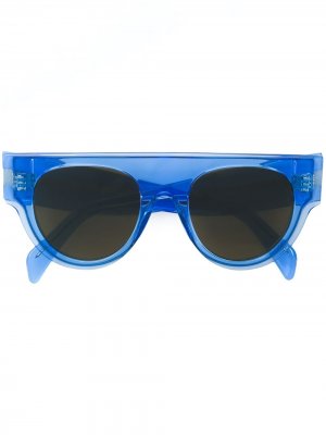 Round shaped sunglasses Celine Eyewear. Цвет: синий
