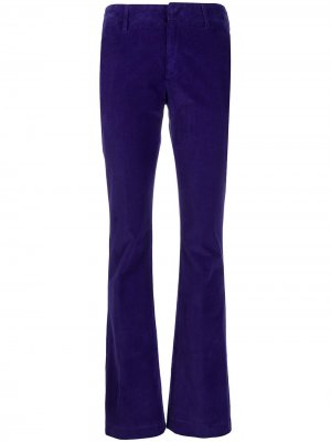 Вельветовые брюки bootcut Dondup. Цвет: фиолетовый