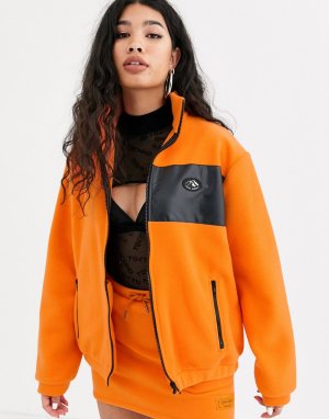 Свободная флисовая куртка от комплекта -Оранжевый Local Heroes