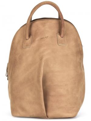 Pleated detail backpack Marsèll. Цвет: коричневый