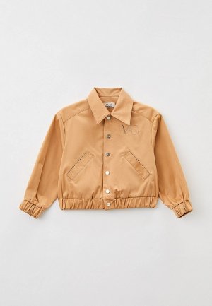 Куртка Mia Gia Бомбер. Цвет: коричневый