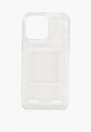 Чехол для iPhone Uniq 15 Pro Max, Air Fender ID силиконовый с кардслотом. Цвет: прозрачный