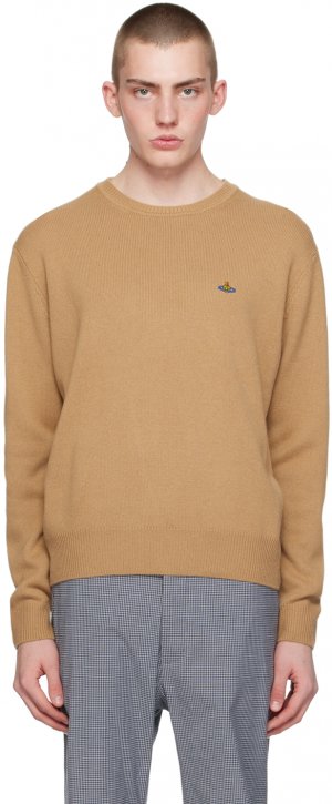 Светло-коричневый свитер Vivienne Westwood