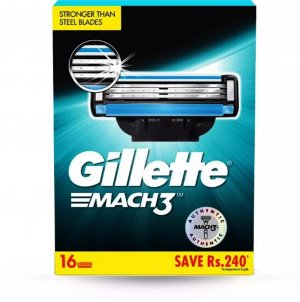 Картриджи для бритья Mach3 с 3 лезвиями(Пакет из 16) Gillette