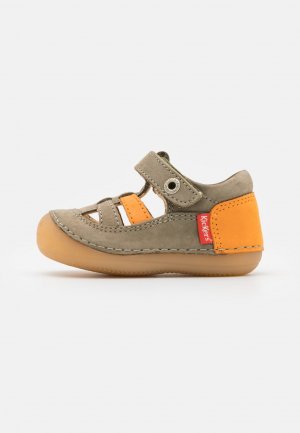 Туфли на липучке SUSHY , цвет kaki/orange Kickers