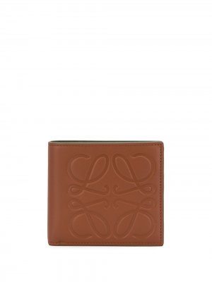 Бумажник с логотипом Loewe. Цвет: коричневый