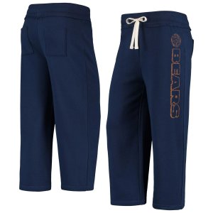 Женские укороченные брюки темно-синего цвета с принтом Chicago Bears Junk Food Unbranded