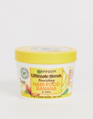 Лечебная маска для сухих волос 3-в-1 с экстрактом банана Ultimate Blends Vegan Hair Food 390 мл-Бесцветный Garnier
