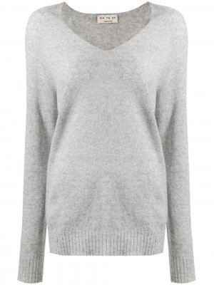 Maryya свитер с V-образным вырезом Ma'ry'ya. Цвет: серый