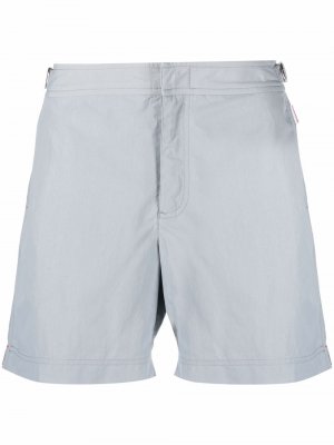 Side buckle-detail swim shorts Orlebar Brown. Цвет: серый