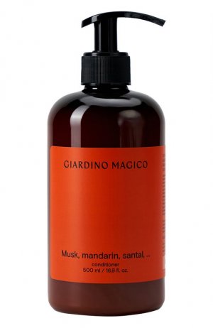 Питательный кондиционер для волос Musk, mandarin, santal (500ml) Giardino Magico. Цвет: бесцветный